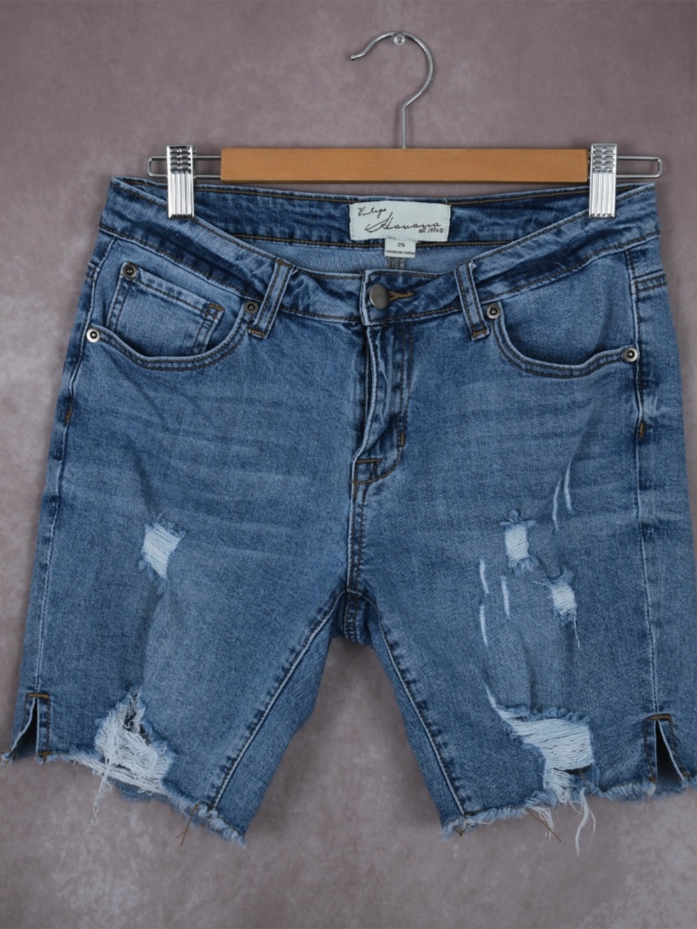 Denim Bermuda Shorts